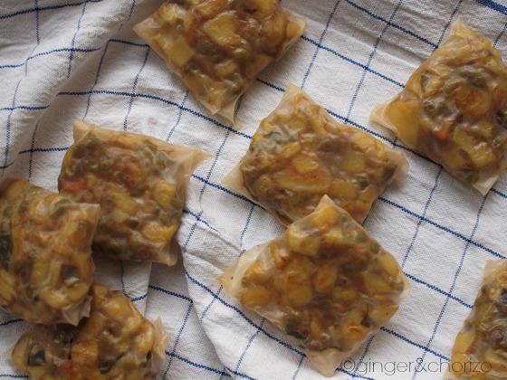 baked potato and pea samosa recipe